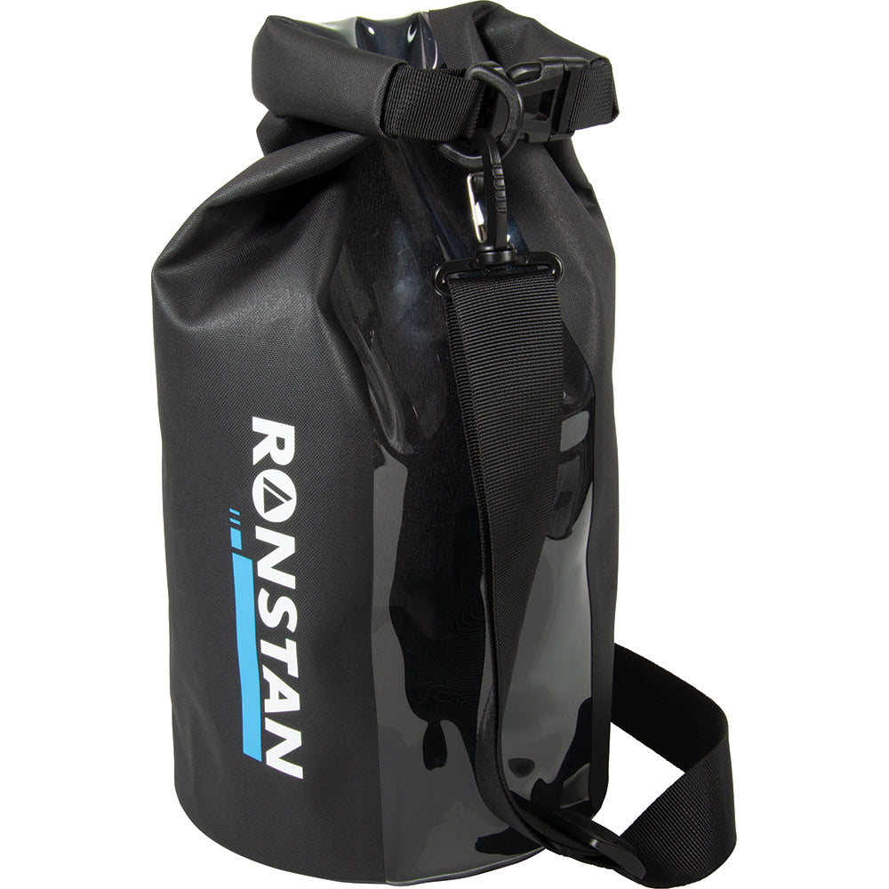 Ronstan Dry Roll Top - 10L Bag - Black w/Window - Boat Gear USA