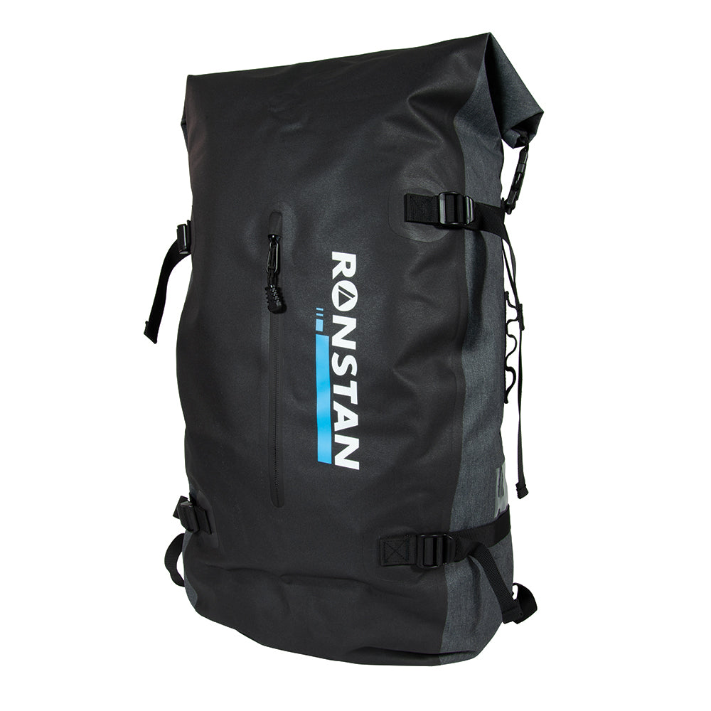 Ronstan Dry Roll Top - 55L Backpack - Black & Grey - Boat Gear USA