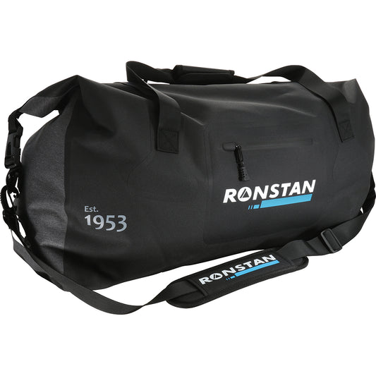 Ronstan Dry Roll Top - 55L Crew Bag - Black & Grey - Boat Gear USA