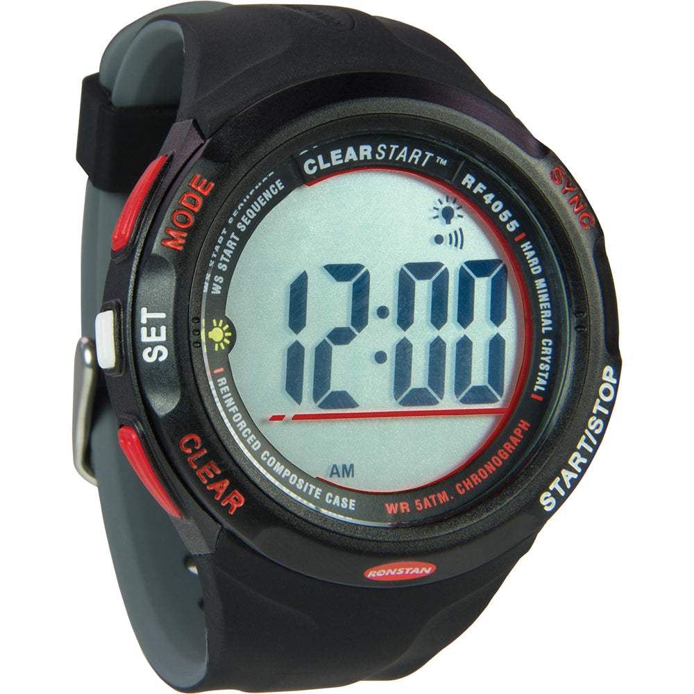 Ronstan RF4055 ClearStart™ 50mm Sailing Watch - Black/Grey - Boat Gear USA