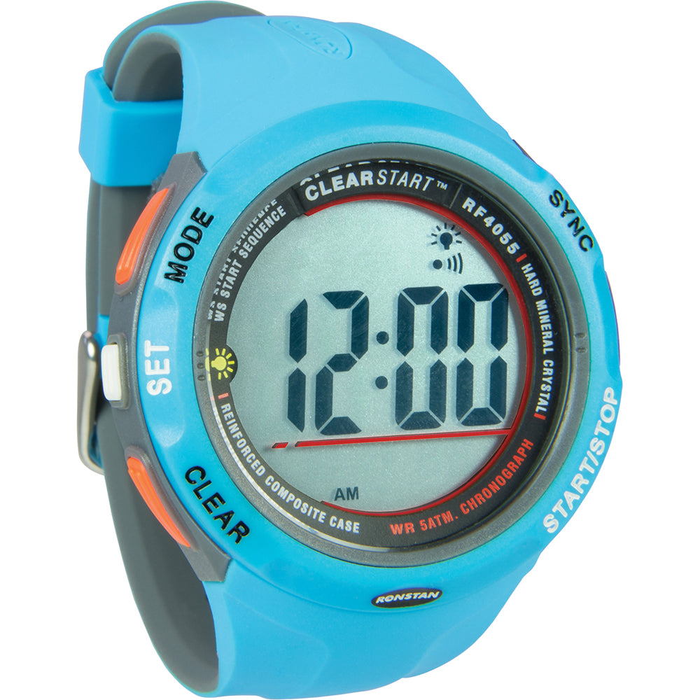 Ronstan RF4055 ClearStart™ 50mm Sailing Watch - Blue/Grey - Boat Gear USA