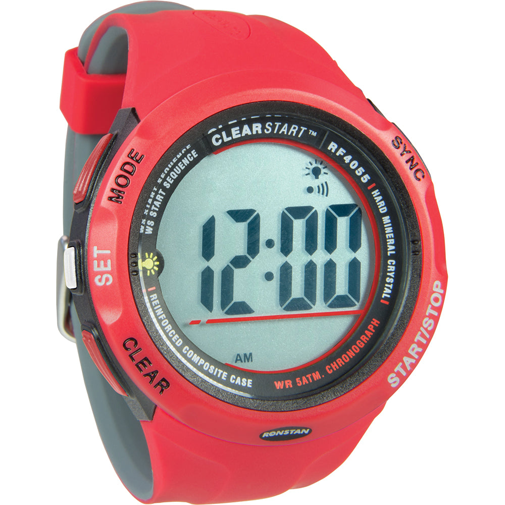 Ronstan RF4055 ClearStart™ 50mm Sailing Watch - Red/Grey - Boat Gear USA