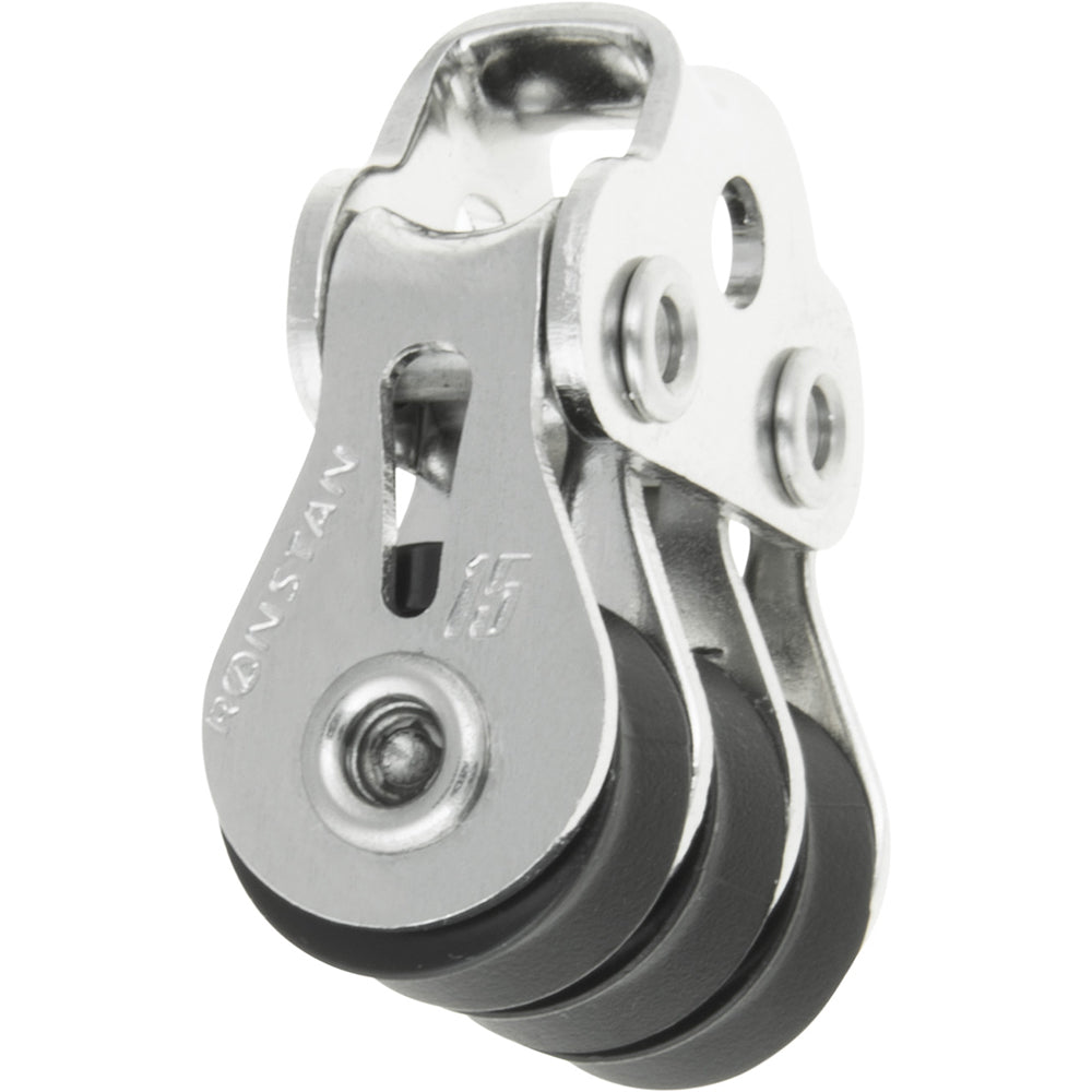 Ronstan Series 15 Ball Bearing Block - Triple - Boat Gear USA