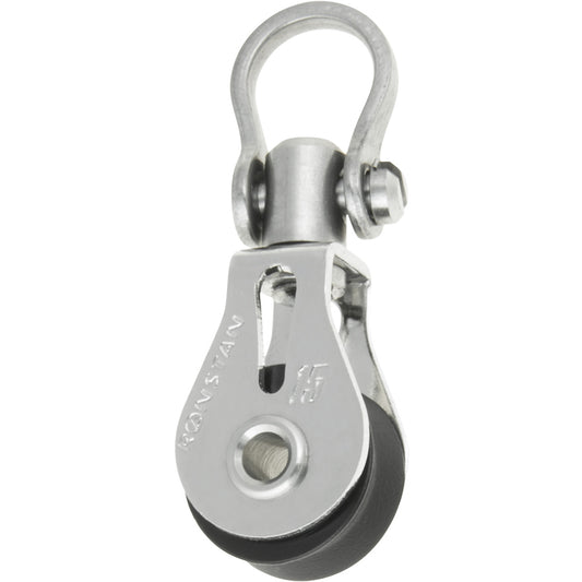 Ronstan Series 15 Ball Bearing Utility Block - Single, Swivel Shackle Head - Boat Gear USA