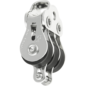 Ronstan Series 15 Ball Bearing Utility Block - Triple Block, Becket, Loop Head - Boat Gear USA