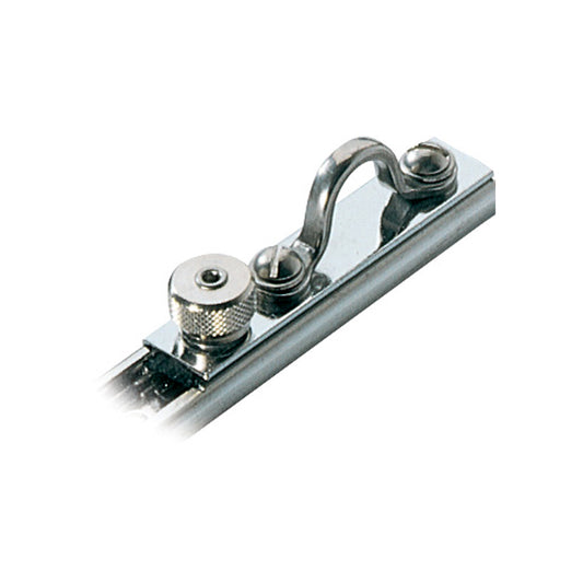 Ronstan Series 19 C-Track Slide - Saddle Top & Spring Loaded Stop - 71mm (2-25/32") Length - Boat Gear USA