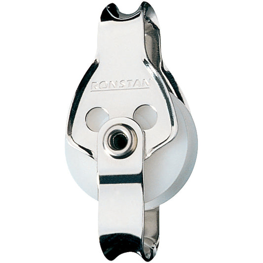 Ronstan Series 25 Utility Block - Single, Becket, Loop Head - Boat Gear USA