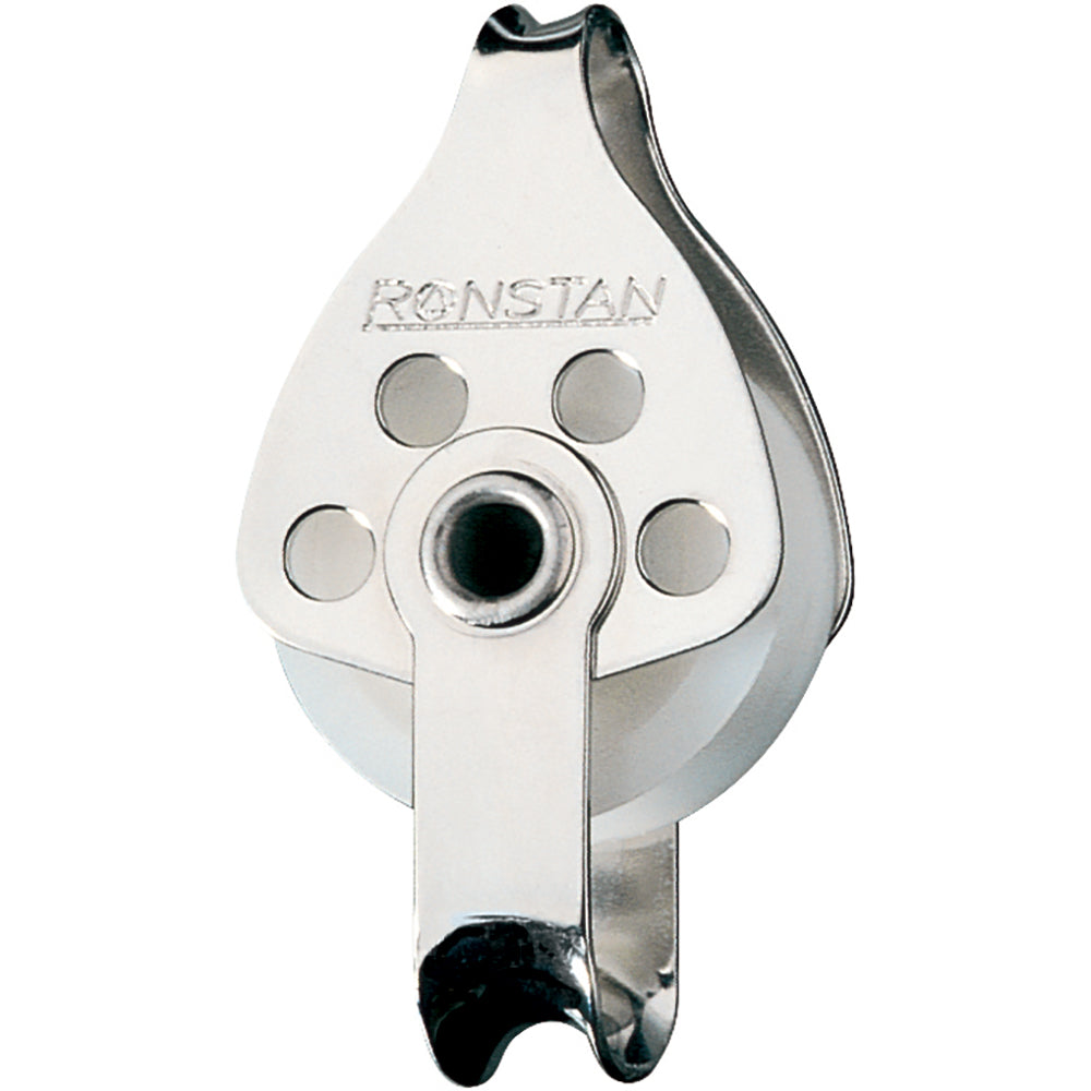 Ronstan Series 30 Utility Block - Single, Becket, Loop Head - Boat Gear USA