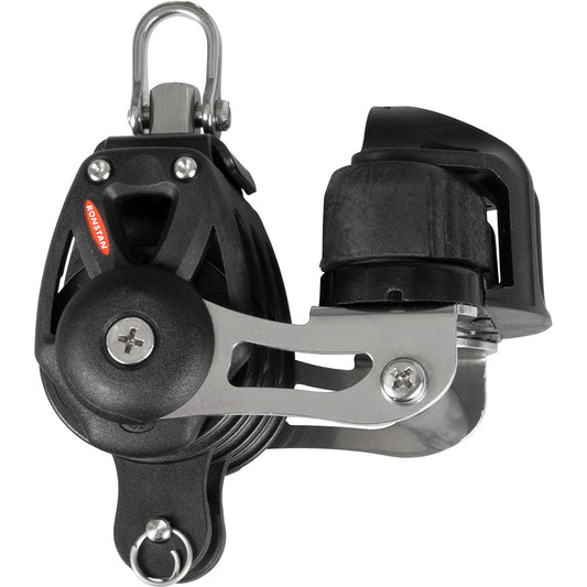 Ronstan Series 40 Orbit BB Triple Block w/Becket, Cleat & Swivel Shackle - Boat Gear USA