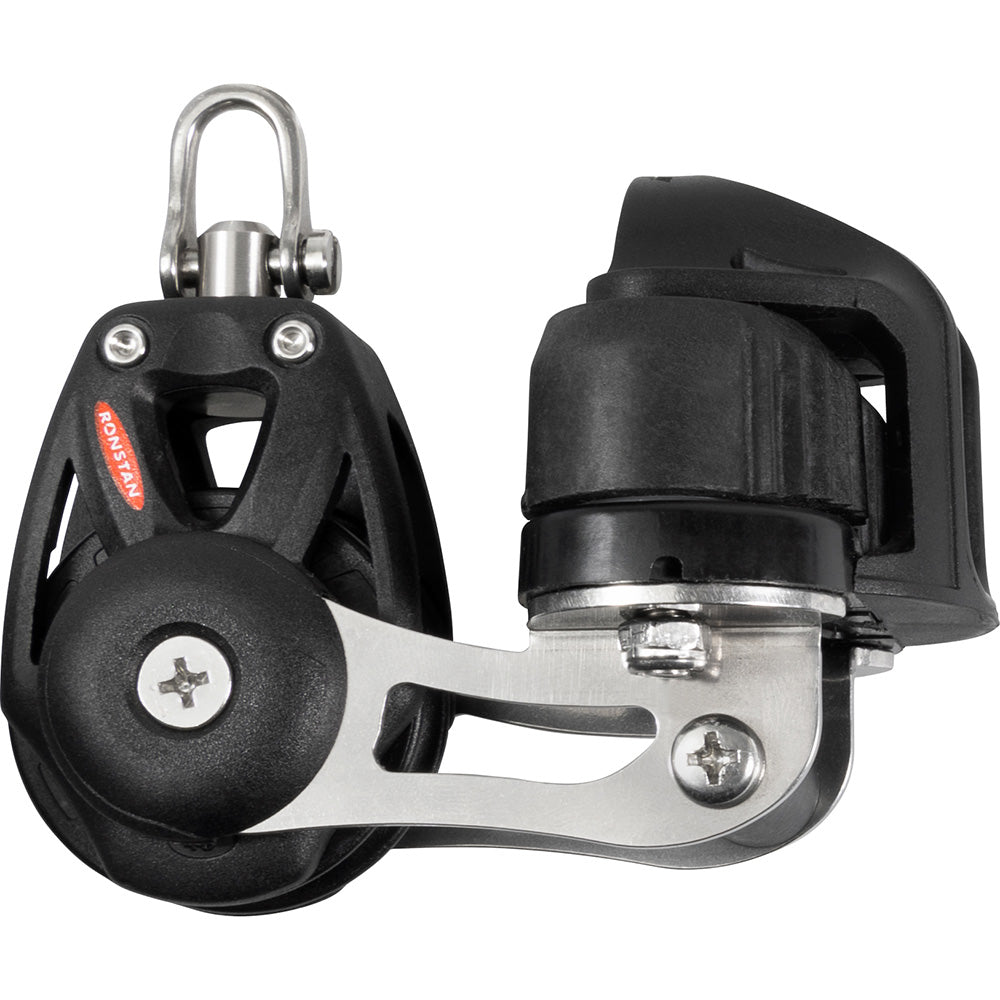 Ronstan Series 40 Orbit Single BB Block w/Cleat & Swivel - Boat Gear USA