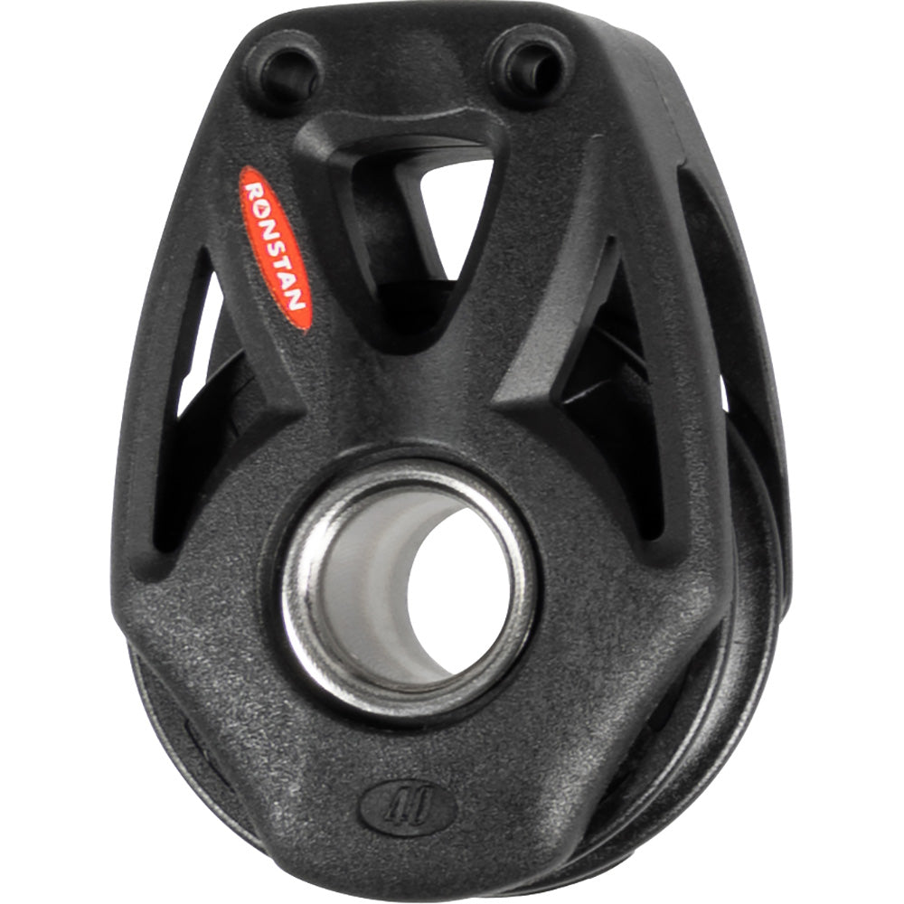 Ronstan Series 40 Orbit Single Rotating Snatch Block w/Becket & Lashing Option - Boat Gear USA