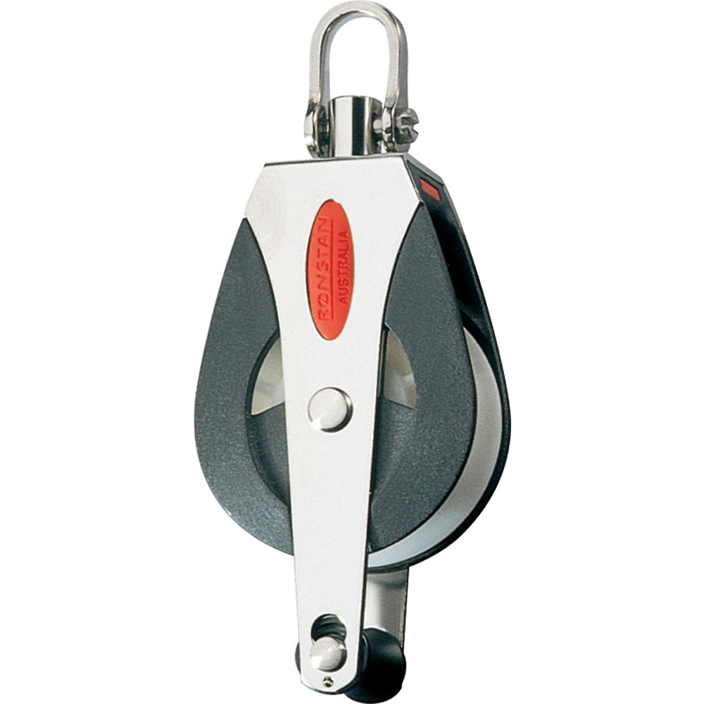 Ronstan Series 50 All Purpose Block - Single - Becket - Universal Head - Boat Gear USA