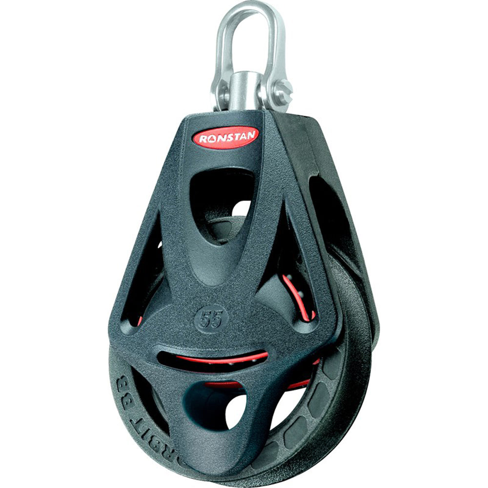 Ronstan Series 55 Ball Bearing Orbit Block - Single - Becket - Swivel Head - Boat Gear USA