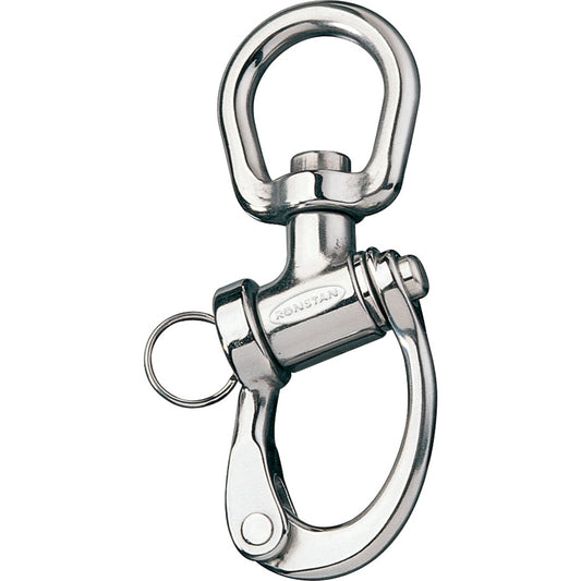 Ronstan Trunnion Snap Shackle - Large Swivel Bail - 122mm (4-3/4") Length - Boat Gear USA