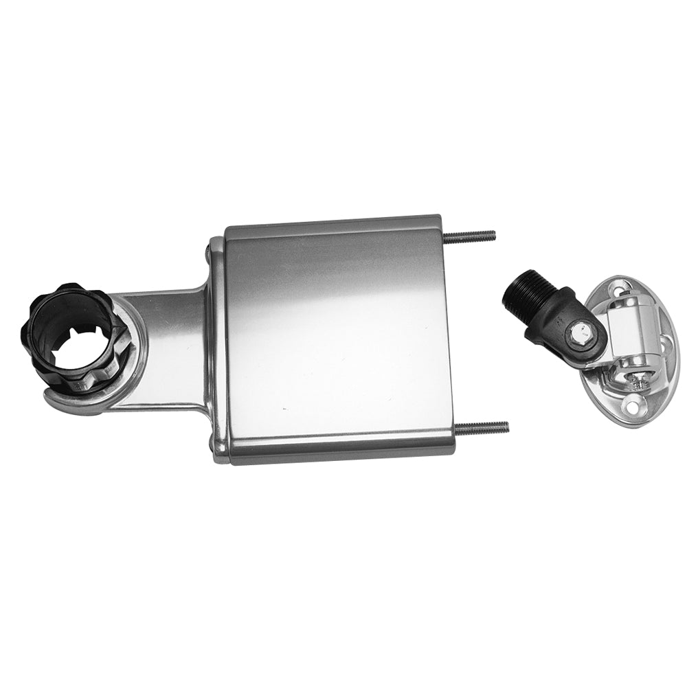 Rupp Standard Antenna Mount Support w/4-Way Base, Spacer & 1.5" Collar - Boat Gear USA