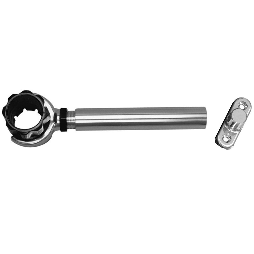 Rupp Threaded Antenna Support w/6" Pipe Mount & 1.5" Collar - Boat Gear USA