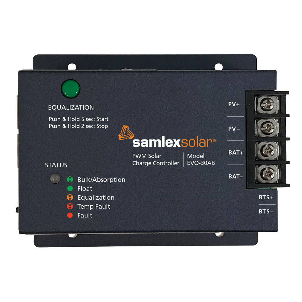 Samlex Solar Charge Controller - 12/24 PWM - 30 AMP - Boat Gear USA