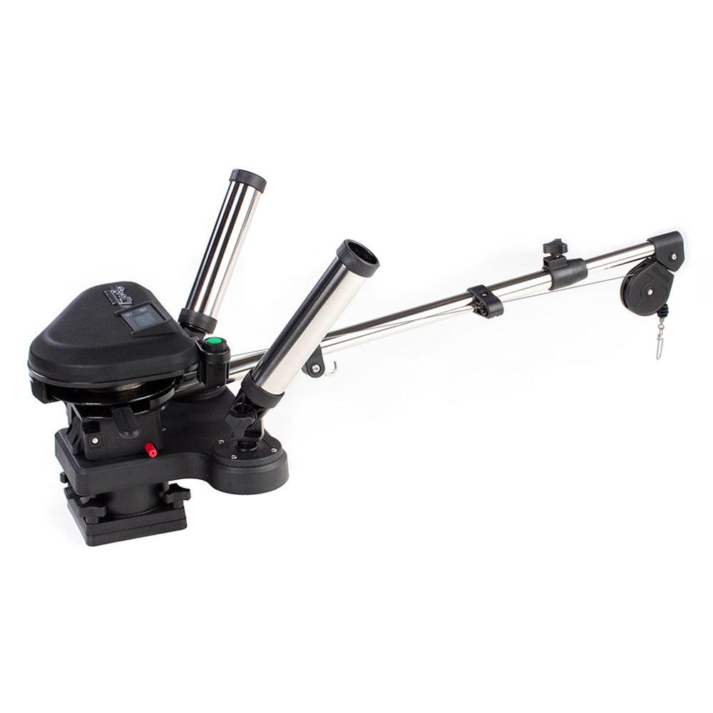 Scotty 2116 HP Depthpower Electric Downrigger 60" SS Telescoping Boom w/Swivel Base - Dual Rod Holder - Boat Gear USA