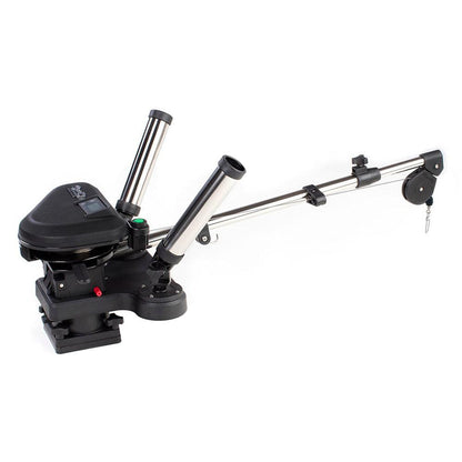 Scotty 2116 HP Depthpower Electric Downrigger 60" SS Telescoping Boom w/Swivel Base - Dual Rod Holder - Boat Gear USA