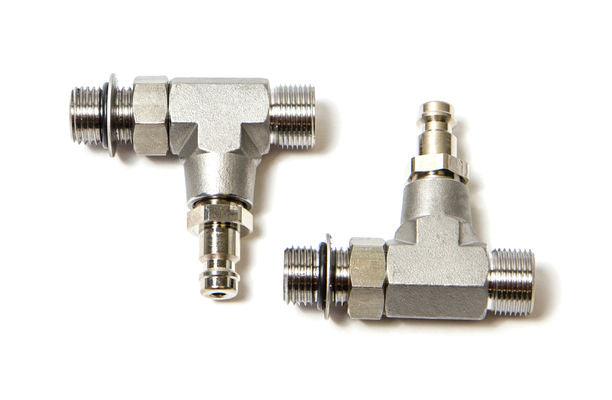 SEASTAR - KIT FITTING ORB-5 VERTICAL TEE - HF6001 - Boat Gear USA