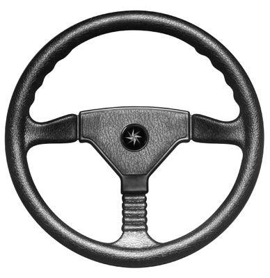SEASTAR - WHEEL CHAMPION (13 ')W/CTR PAD BLK - SW59201P - Boat Gear USA