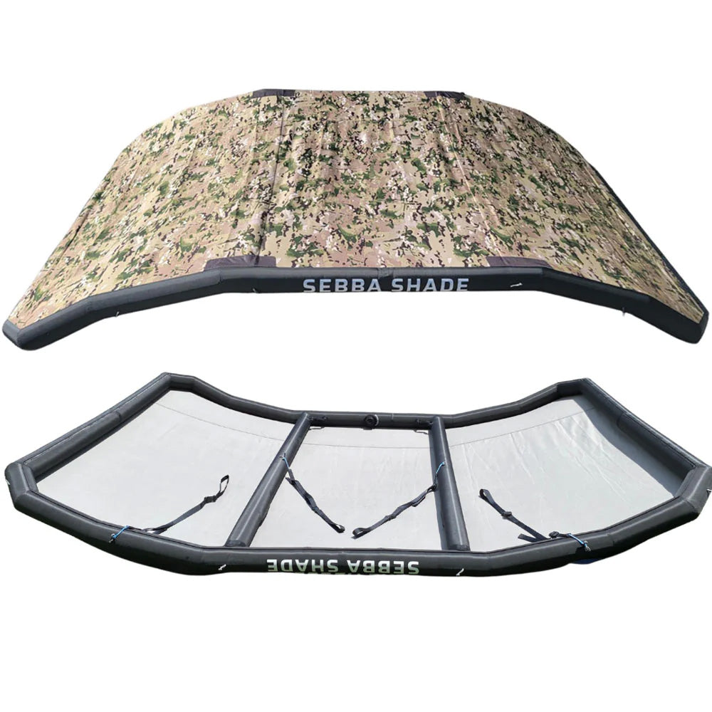 Sebba Shade 6 x 9 ft. Camo Sun Shade f/Boats Up To 28' - Boat Gear USA