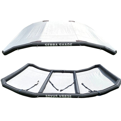 Sebba Shade 6 x 9 ft. White Sun Shade f/Boats Up To 28' - Boat Gear USA