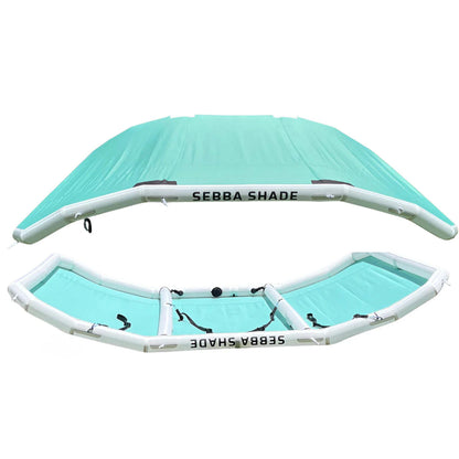 Sebba Shade 8 x 12 ft. Seafoam Sun Shade f/Boats 26'+ - Boat Gear USA