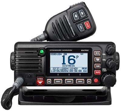 Standard Matrix Ais/gps Black 25w Fixed Mount Vhf Nmea2000 - Boat Gear USA