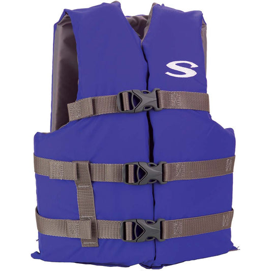 Stearns Youth Classic Vest Life Jacket - 50-90lbs - Blue/Grey - Boat Gear USA