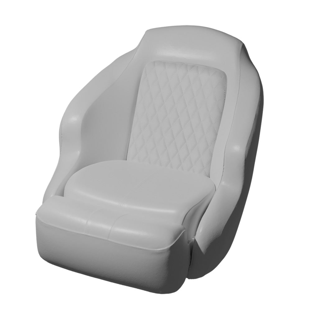 TACO Anclote Diamond Bucket Seat - White - Boat Gear USA