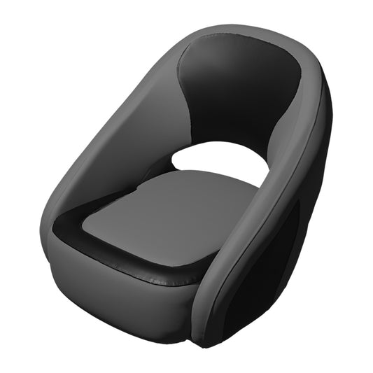 TACO Caladesi Smooth Bucket Seat - Grey/Black - Boat Gear USA