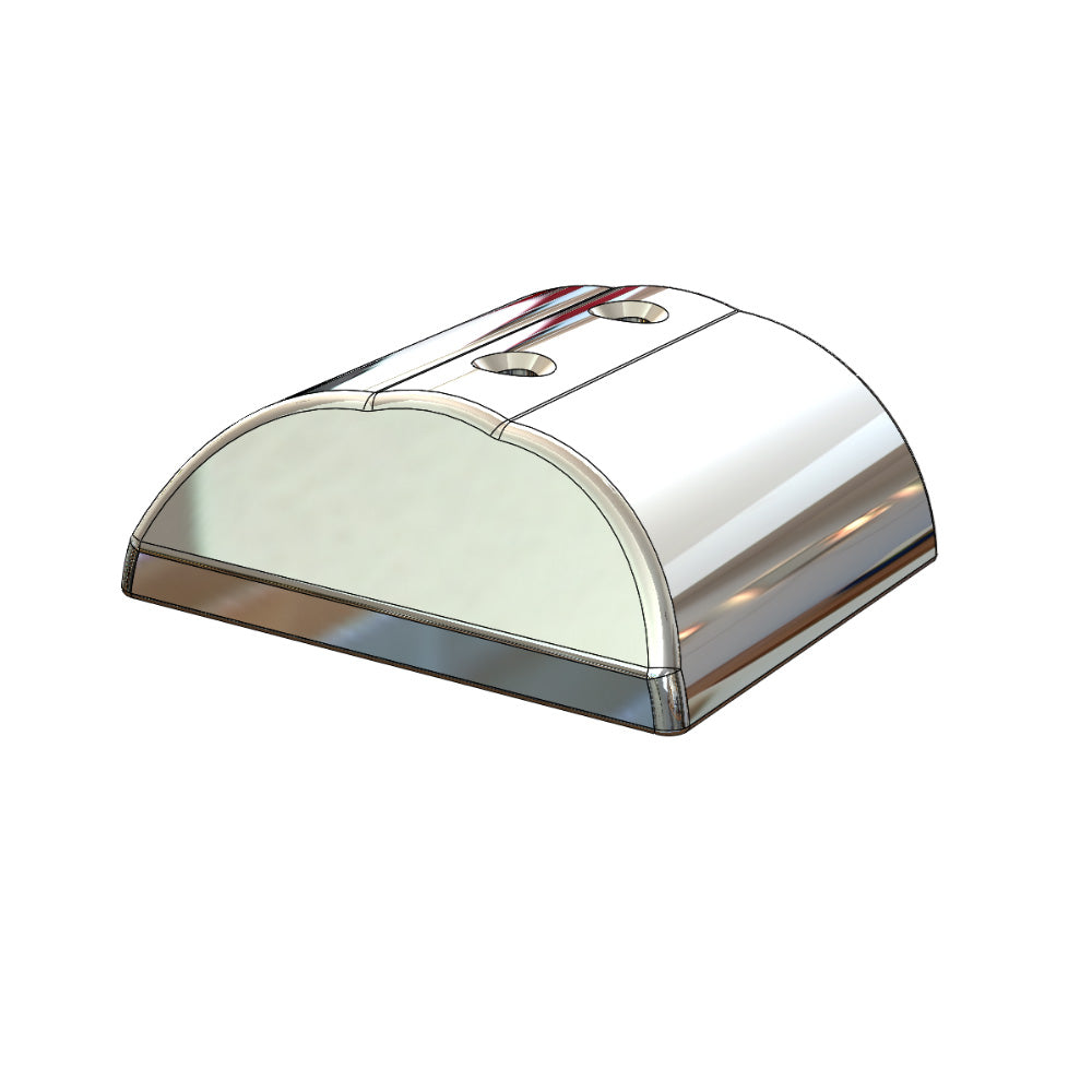 TACO SuproFlex End Cap - Large - Stainless Steel - Boat Gear USA