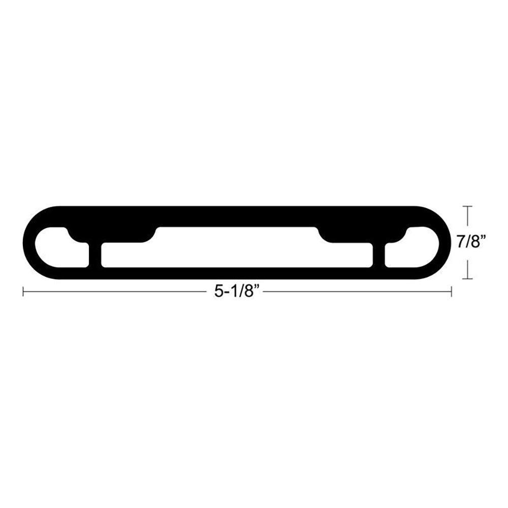 TACO T-Top Extrusion Plate Pre-Drilled f/Grand Slams - 30" - Pair - Boat Gear USA