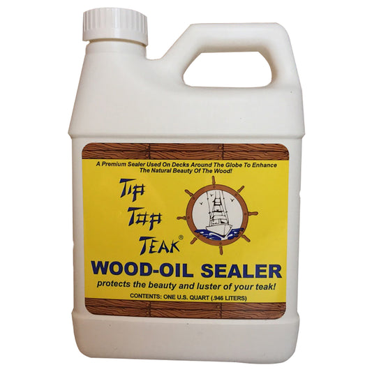 Tip Top Teak Wood Oil Sealer - Quart - Boat Gear USA