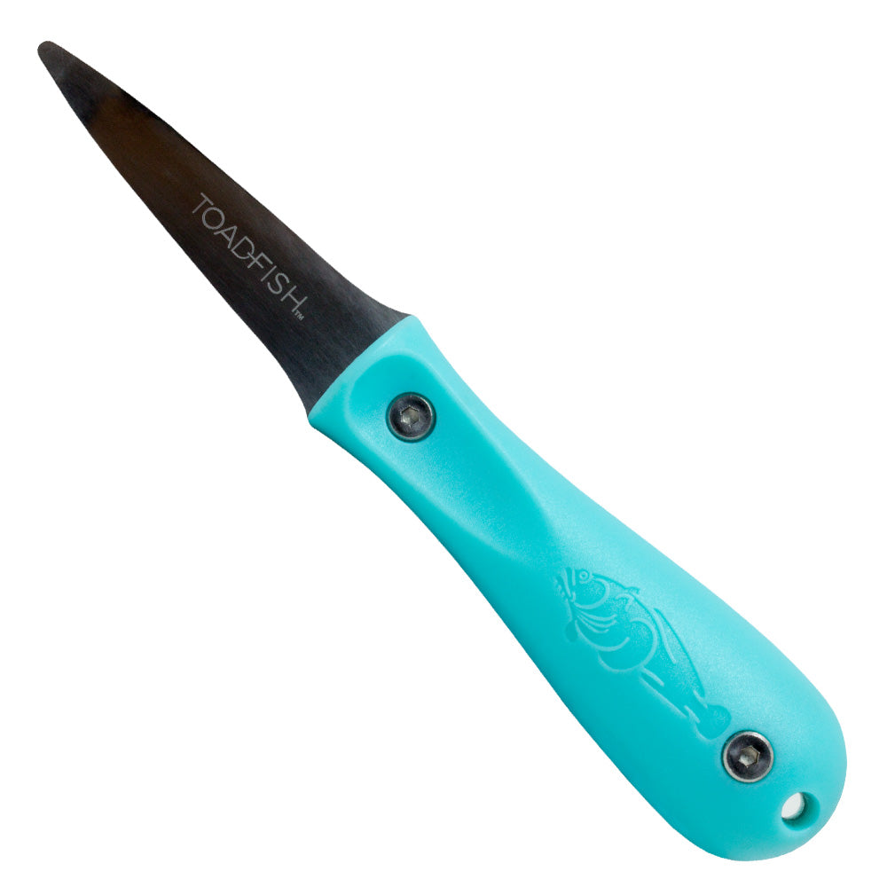 Toadfish Put 'Em Back Oyster Knife - Teal - Boat Gear USA
