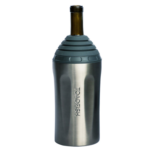 Toadfish Stainless Steel Wine Chiller - Graphite - Boat Gear USA