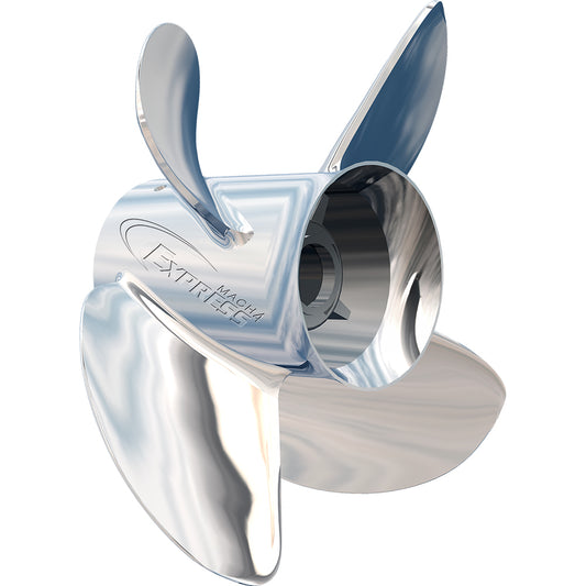 Turning Point Express® Mach4™ - Right Hand - Stainless Steel Propeller - EX-1417-4 - 4-Blade - 14.5" x 17 Pitch - Boat Gear USA