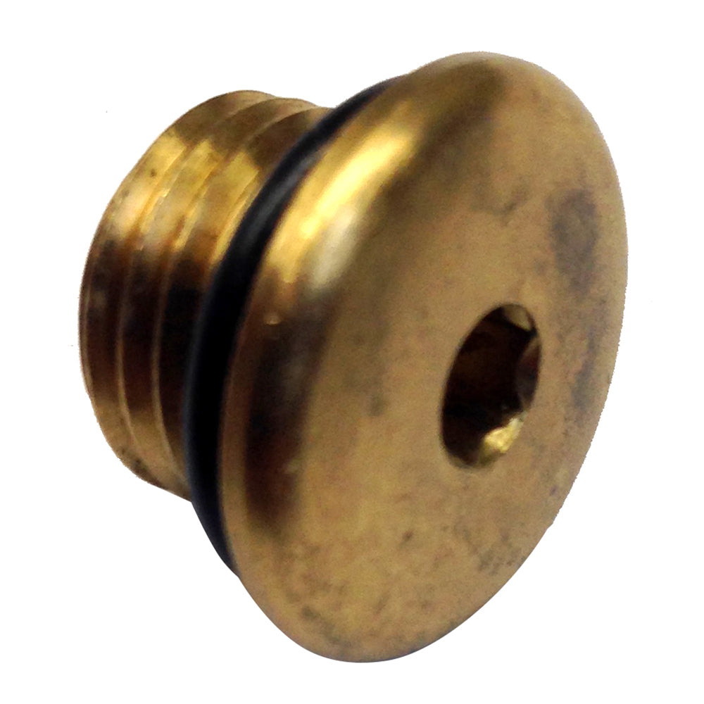 Uflex Brass Plug w/O-Ring for Pumps - Boat Gear USA