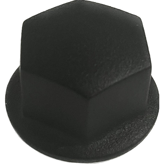 Uflex M12 Black Wheel Nut - Boat Gear USA