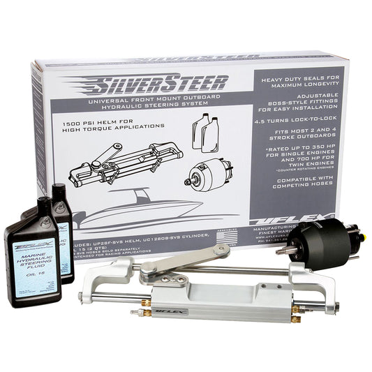 Uflex SilverSteer™ Front Mount Outboard Hydraulic Steering System - UC130 V2 - Boat Gear USA