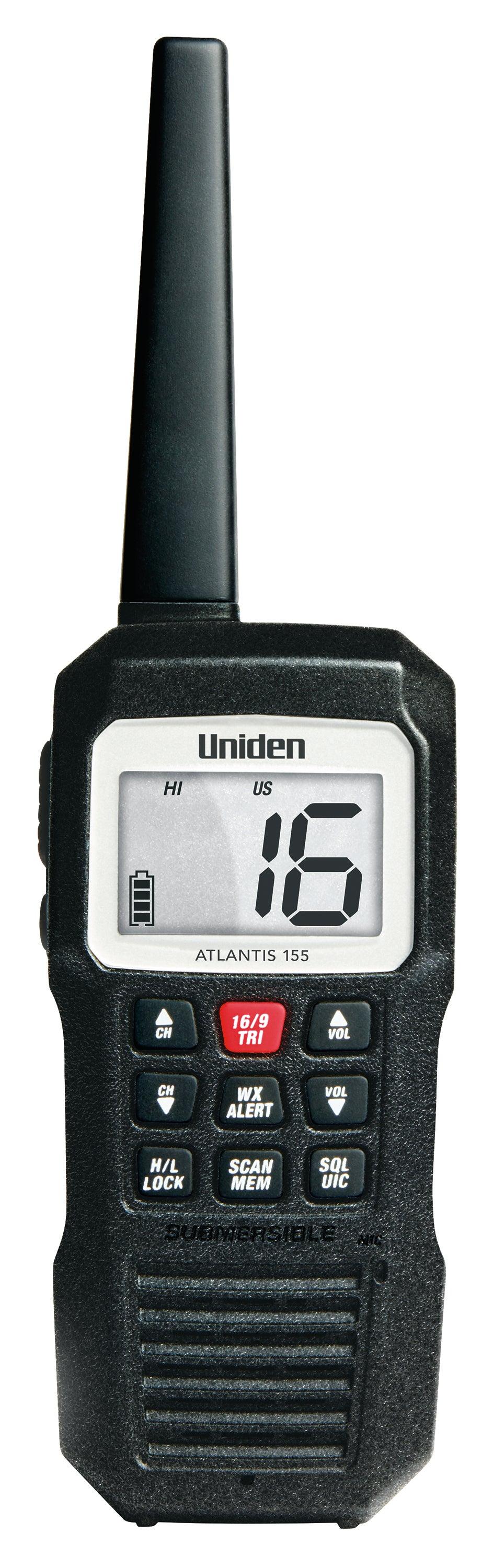 Uniden Atlantis 155 Floating Hand Held Vhf Radio - Boat Gear USA