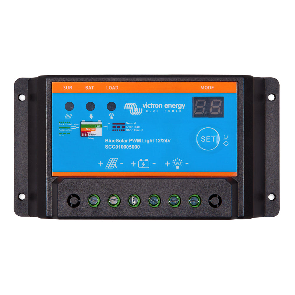 Victron BlueSolar PWM-Light Charge Controller - 12/24V - 20AMP - Boat Gear USA