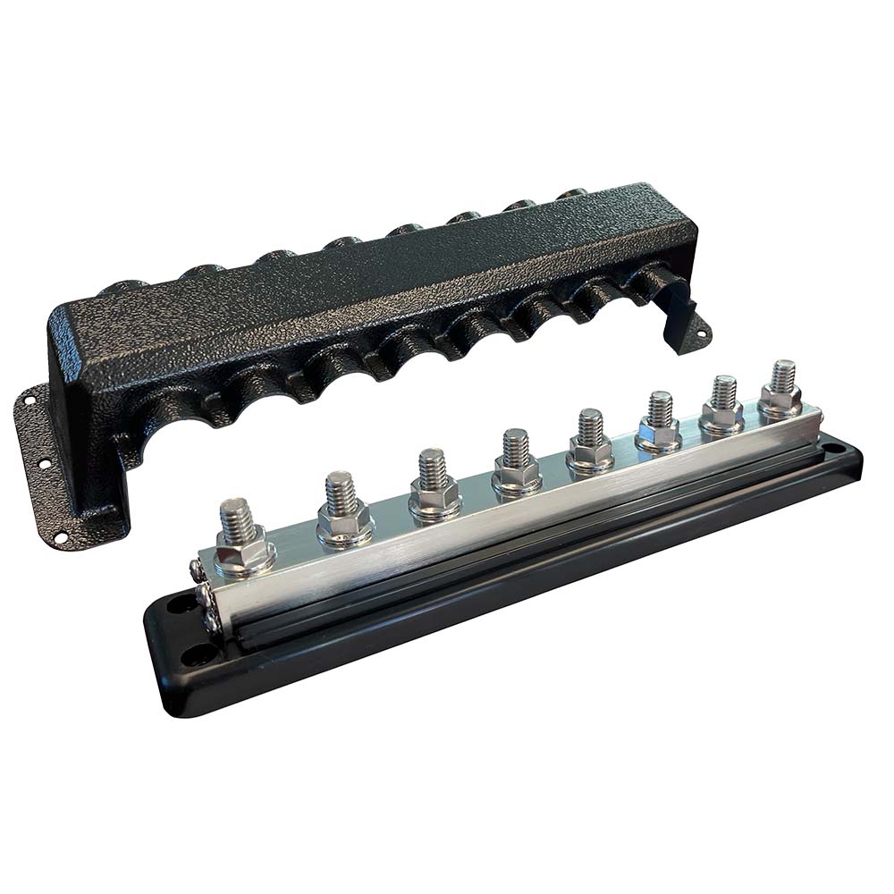 Victron Busbar 600A 8P & Cover 8X 3/8" Plus 8X M8 Terminals - Boat Gear USA