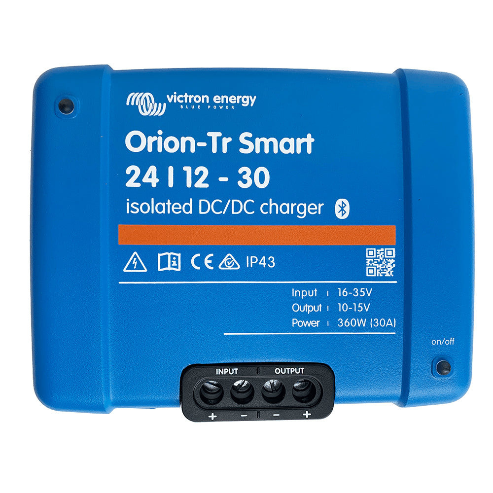 Victron Energy Orion-TR Smart 24/12-30 30A (360W) Isolated DC-DC Charger or Power Supply - Boat Gear USA