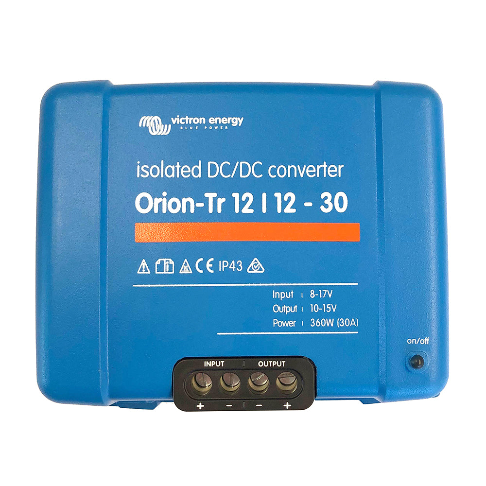 Victron Orion-TR DC-DC Converter - 12 VDC to 12 VDC - 30AMP Isolated - Boat Gear USA