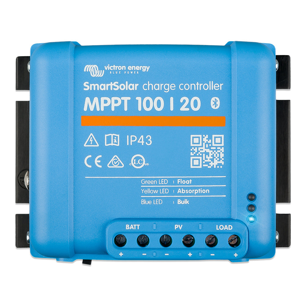 Victron SmartSolar MPPT 100/20 - Up to 48 VDC - UL Approved - Boat Gear USA