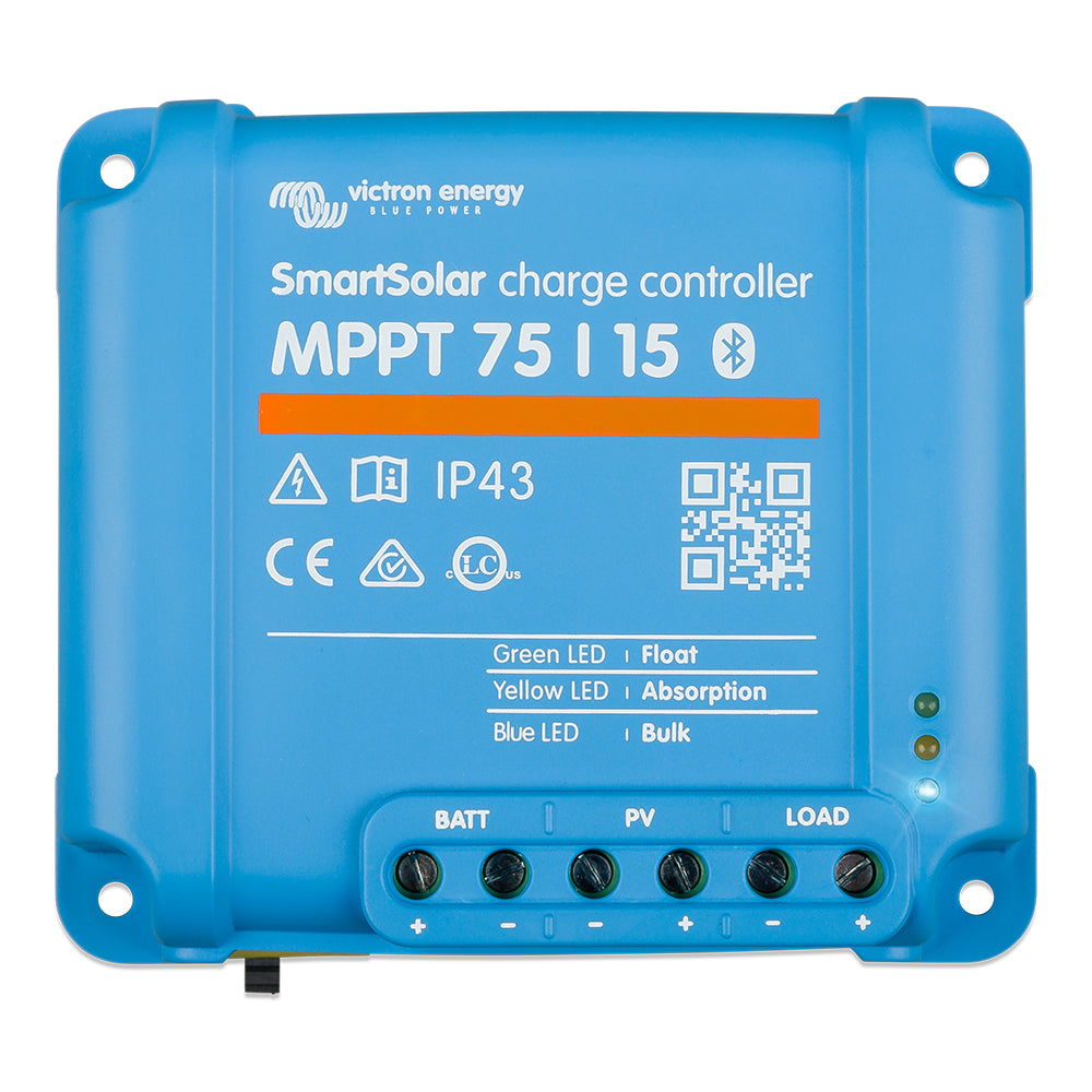 Victron SmartSolar MPPT Solar Charge Controller - 75V - 15Amp - UL Approved - Boat Gear USA