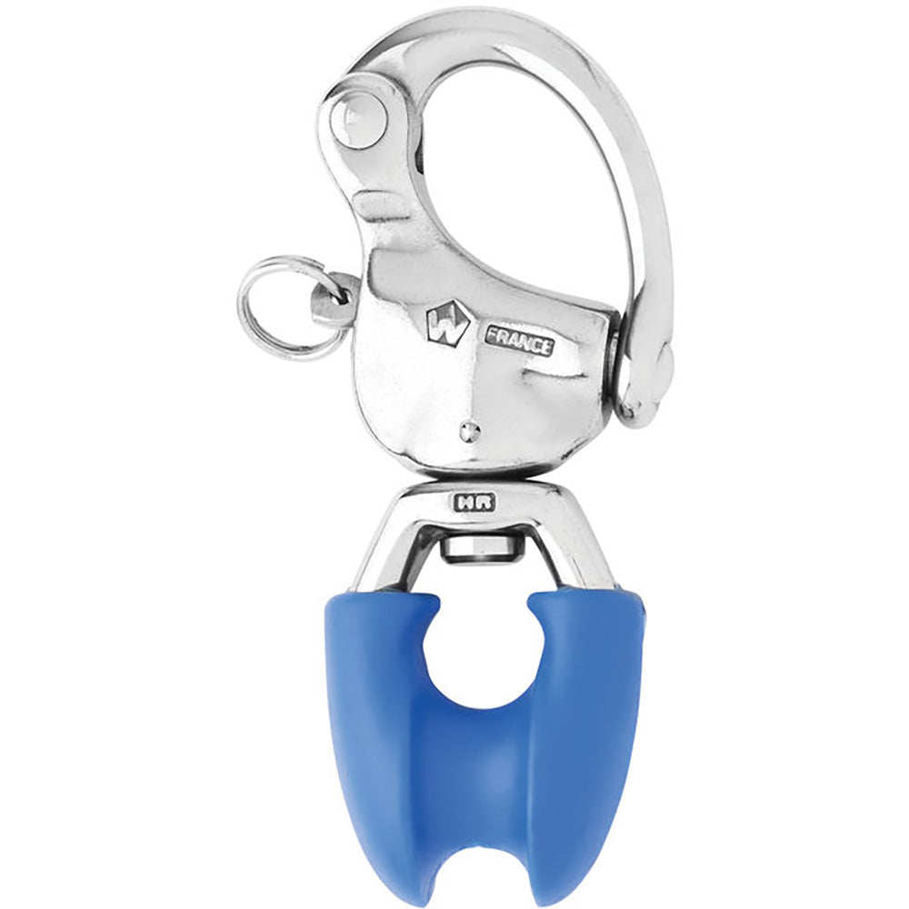 Wichard HR Snap Shackle With Thimble Eye - 110mm Length - 4-21/64" - Boat Gear USA