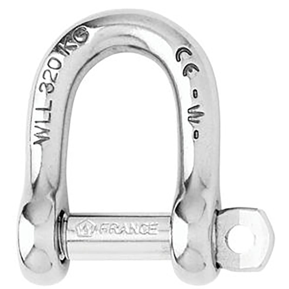 Wichard Not Self-Locking D Shackle - 14mm Diameter - 9/16" - Boat Gear USA